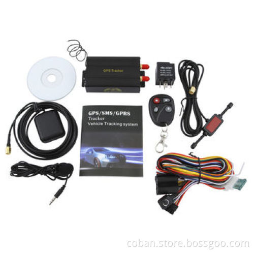 Coban GPS TK103-A Car GPS Tracker with Engine Cut & ACC/Door Alarms & SMS GPRS Tracking